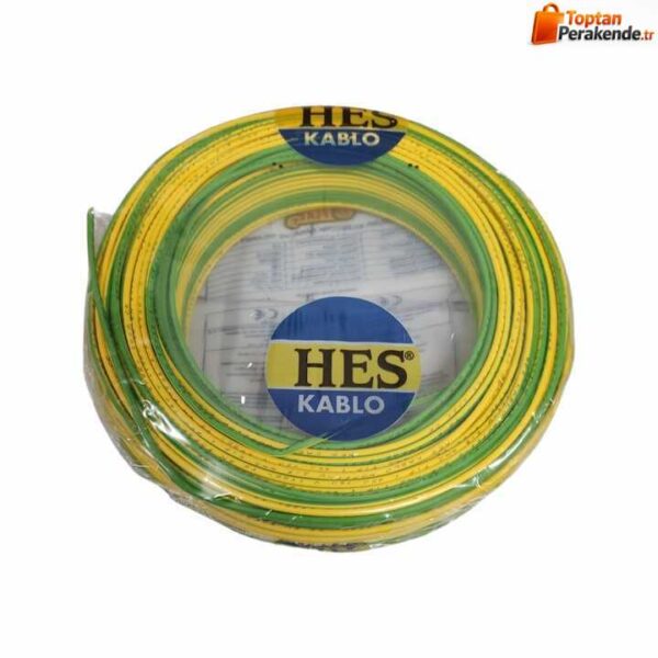 Hes Nya Kablo 2,5 Mm Sarıyeşil (H07z1-U) Halojen Free